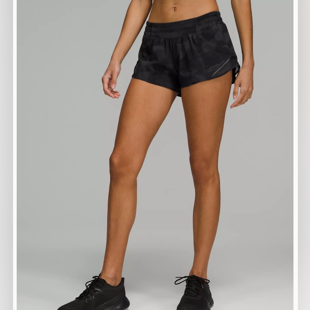 black camo lululemon hotty hots